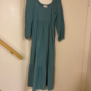 Universal Thread Teal Long Sleeve Dress